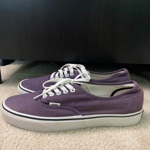 Vans Canvas Purple Grape Barney Mens Size 11.5 Preowned